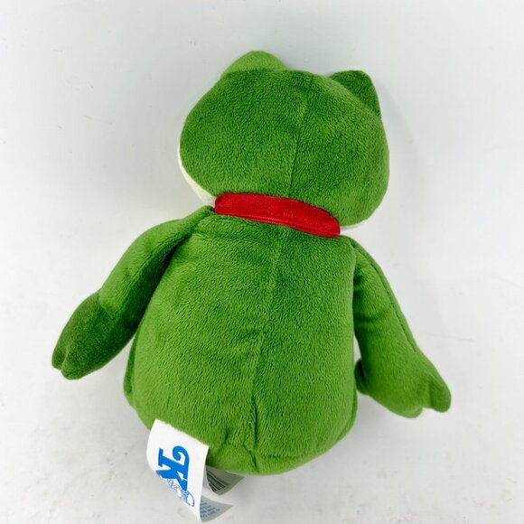 American Kids Plush 9” Green Frog w/ Red Hearts 2011 Stuffed Animal Stuffie - Picture 2 of 5